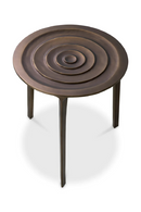 Bronze Finish Round Side Table | Eichholtz Granito | Oroatrade.com