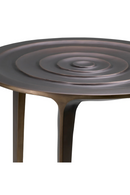 Bronze Finish Round Side Table | Eichholtz Granito | Oroatrade.com