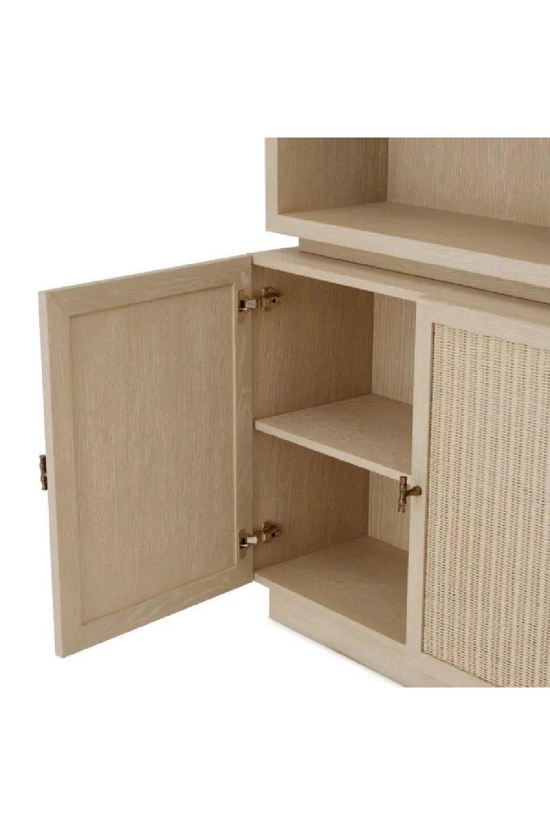 Rattan Door Oak Cabinet | Eichholtz Borchard | Oroatrade.com