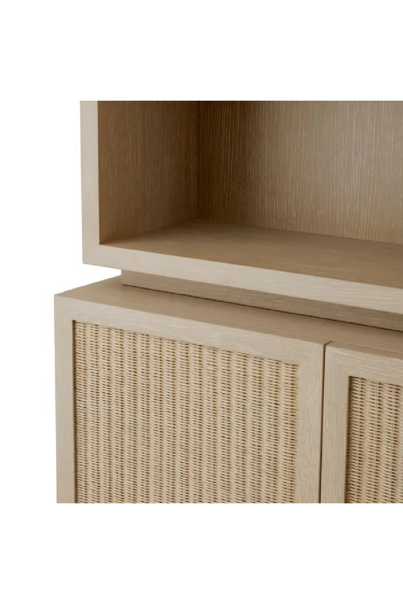 Rattan Door Oak Cabinet | Eichholtz Borchard | Oroatrade.com