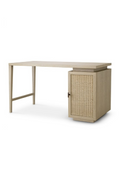 Rattan Door Wooden Desk | Eichholtz Borchard | Oroatrade.com