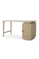 Rattan Door Wooden Desk | Eichholtz Borchard | Oroatrade.com