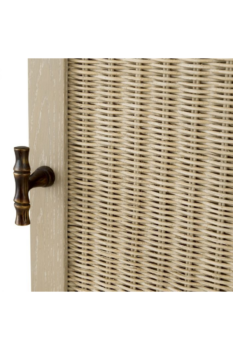 Rattan Door Wooden Desk | Eichholtz Borchard | Oroatrade.com