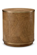 Round Oak Drawer Nightstand | Eichholtz Velutto | Oroatrade.com