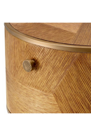 Round Oak Drawer Nightstand | Eichholtz Velutto | Oroatrade.com