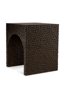 Hammered Oak Arched Side Table | Eichholtz Caldera | Oroatrade.com