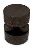 Black Hammered Oak Side Table | Eichholtz Thoren | Oroatrade.com