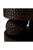 Black Hammered Oak Side Table | Eichholtz Thoren | Oroatrade.com