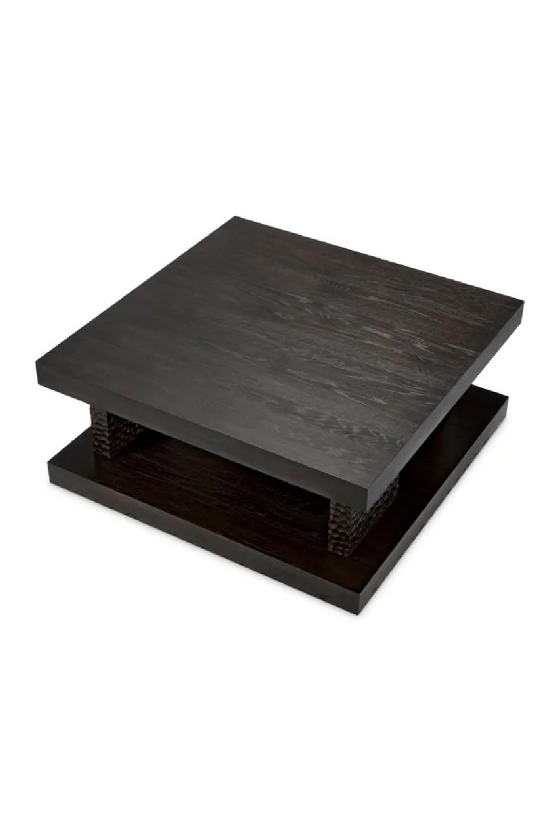 Hammered Oak Legs Coffee Table | Eichholtz Bravon | Oroatrade.com