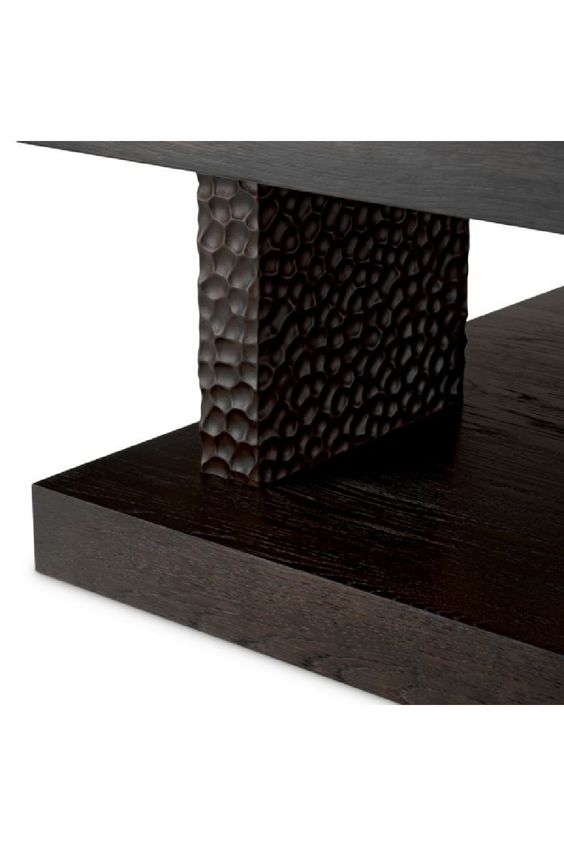 Hammered Oak Legs Coffee Table | Eichholtz Bravon | Oroatrade.com