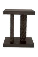 Hammered Oak Legs Side Table | Eichholtz Bravon | Oroatrade.com