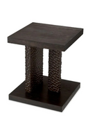 Hammered Oak Legs Side Table | Eichholtz Bravon | Oroatrade.com