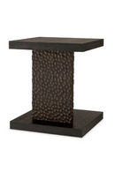 Hammered Oak Legs Side Table | Eichholtz Bravon | Oroatrade.com