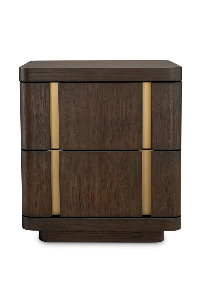 Brown Oak 2-Drawer Nightstand S | Eichholtz Modesto | Oroatrade.com