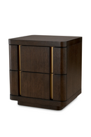 Brown Oak 2-Drawer Nightstand S | Eichholtz Modesto | Oroatrade.com