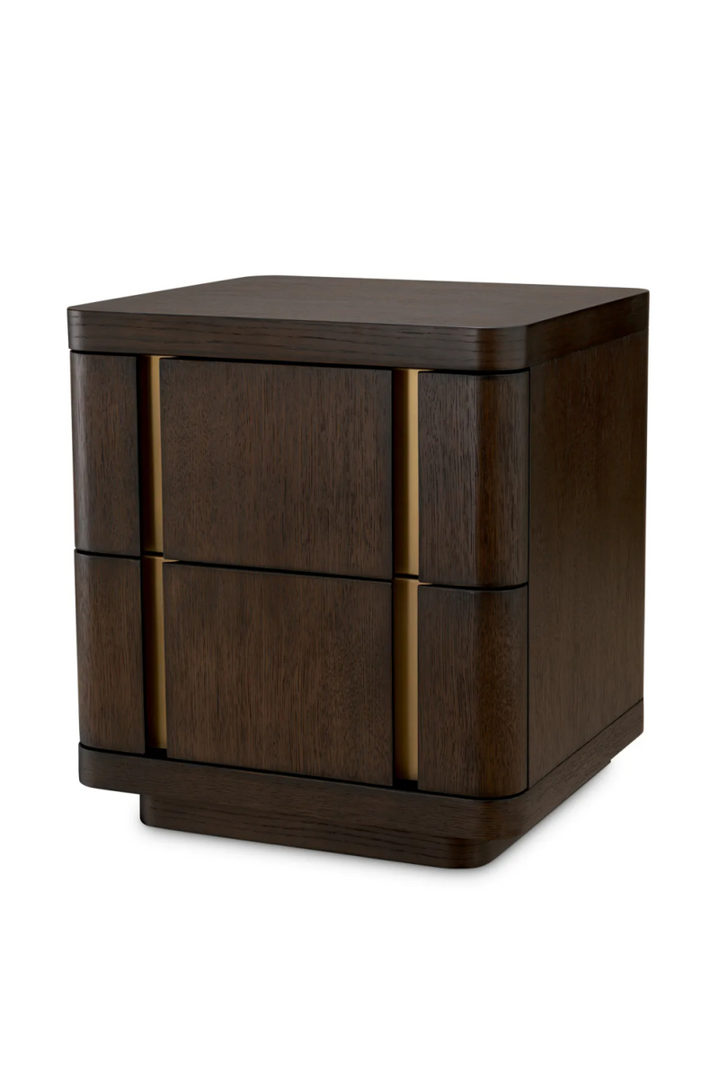 Brown Oak 2-Drawer Nightstand S | Eichholtz Modesto | Oroatrade.com