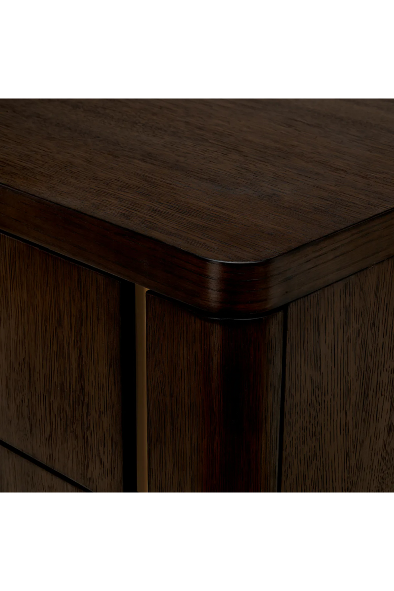 Brown Oak 2-Drawer Nightstand S | Eichholtz Modesto | Oroatrade.com