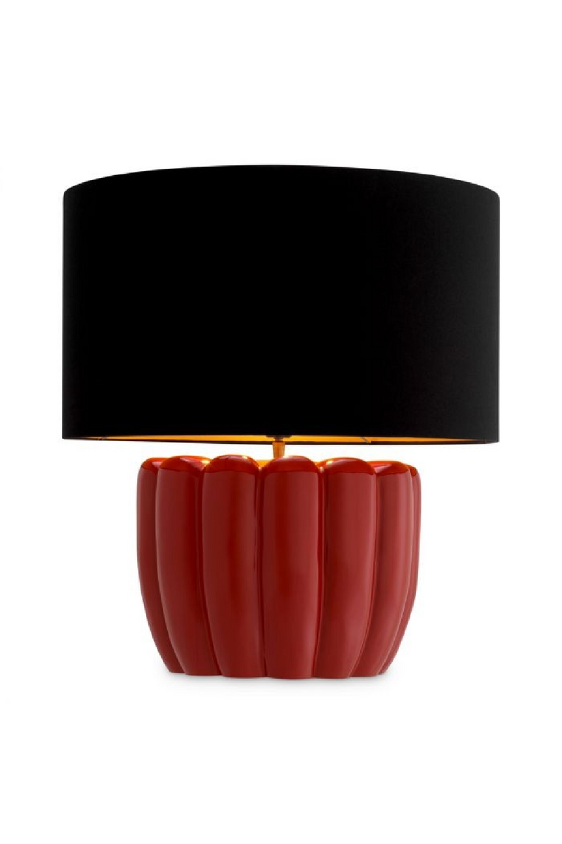 Red Wooden Base Table Lamp | Eichholtz Barocco | Oroatrade.com