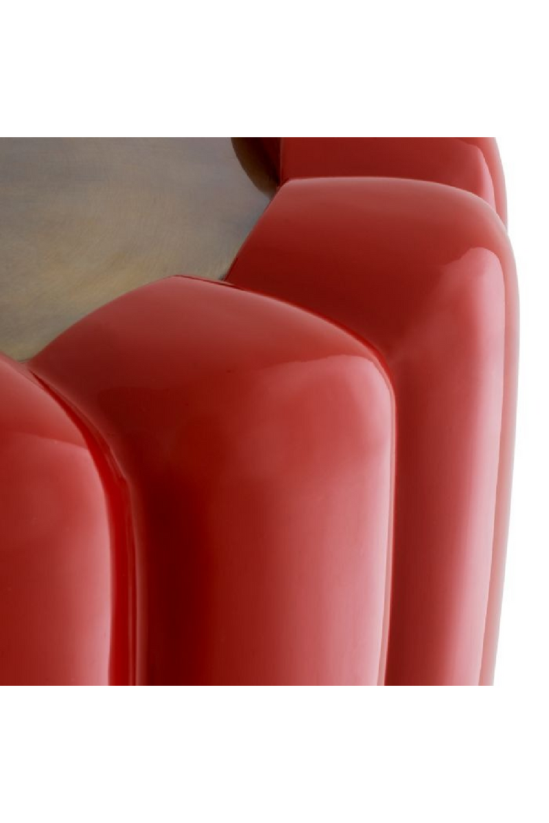 Red Wooden Base Table Lamp | Eichholtz Barocco | Oroatrade.com