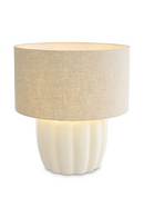 White Wooden Base Table Lamp | Eichholtz Barocco | Oroatrade.com