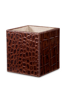 Croco Embossed Leather Desk Organizers (3) | Eichholtz Scaleo | Oroatrade.com