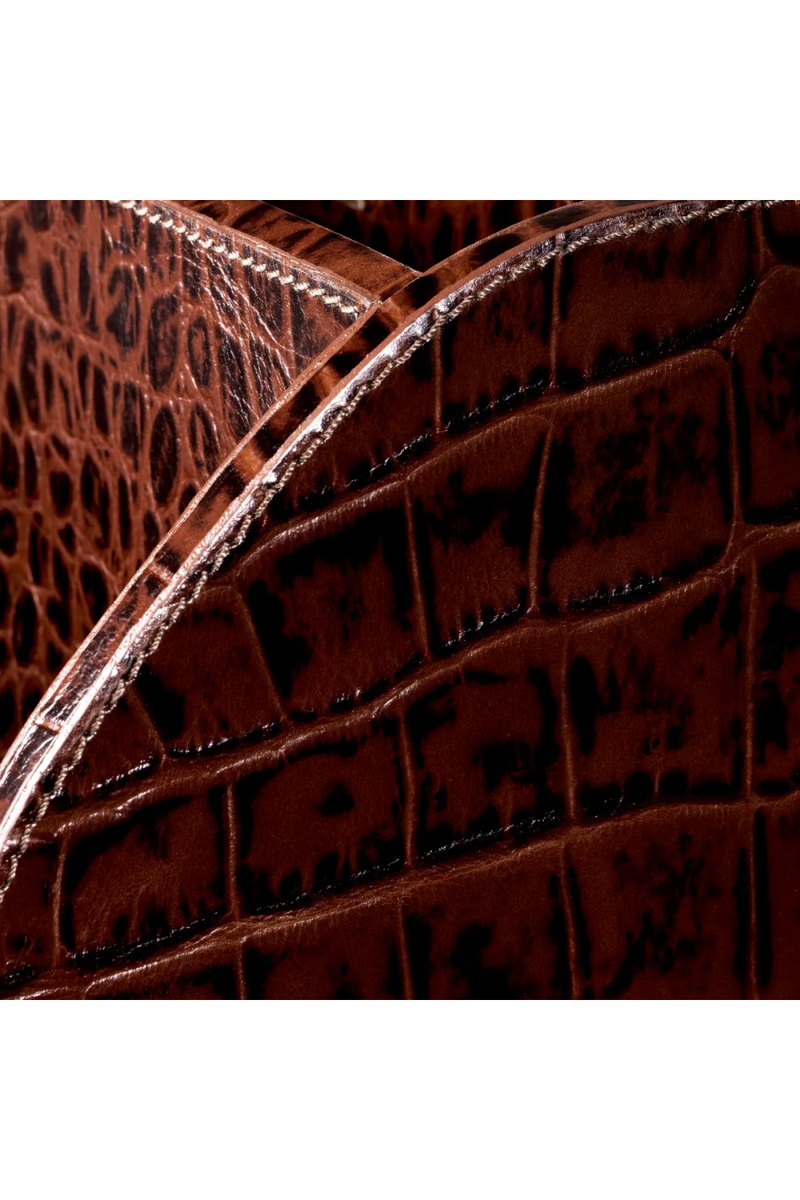 Croco Embossed Leather Desk Organizers (3) | Eichholtz Scaleo | Oroatrade.com