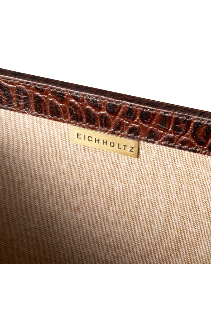 Croco Embossed Leather Desk Organizers (3) | Eichholtz Scaleo | Oroatrade.com