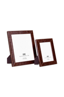 Croco Embossed Leather Picture Frames (2) | Eichholtz Scaleo | Oroatrade.com