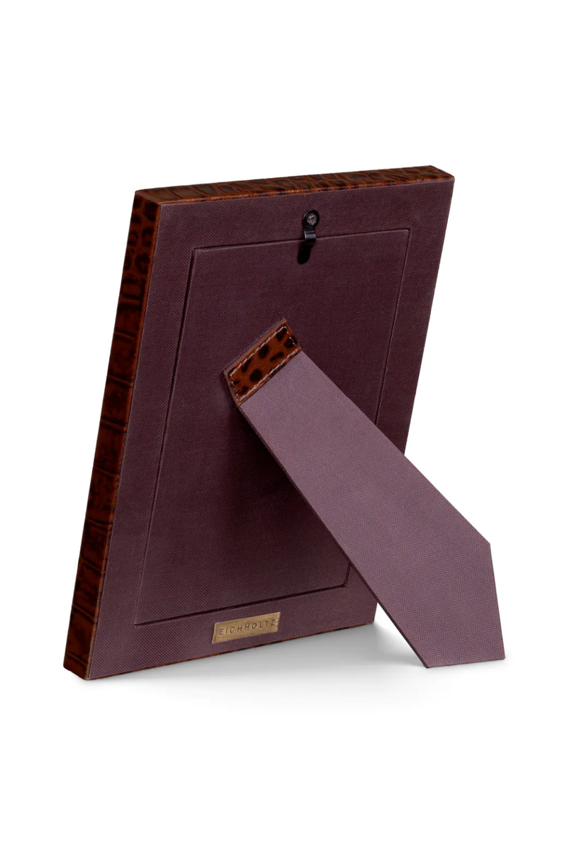 Croco Embossed Leather Picture Frames (2) | Eichholtz Scaleo | Oroatrade.com
