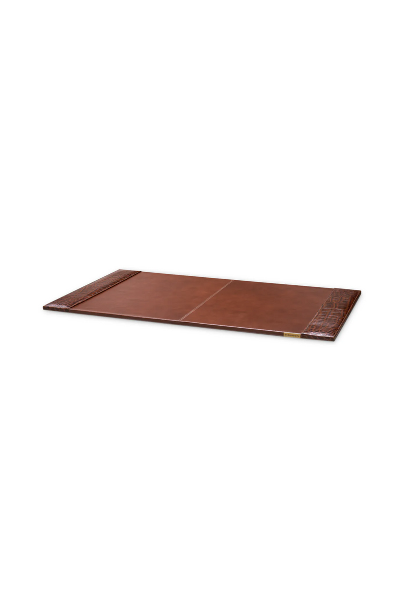 Croco Embossed Leather Desk Blotter | Eichholtz Scaleo | Oroatrade.com