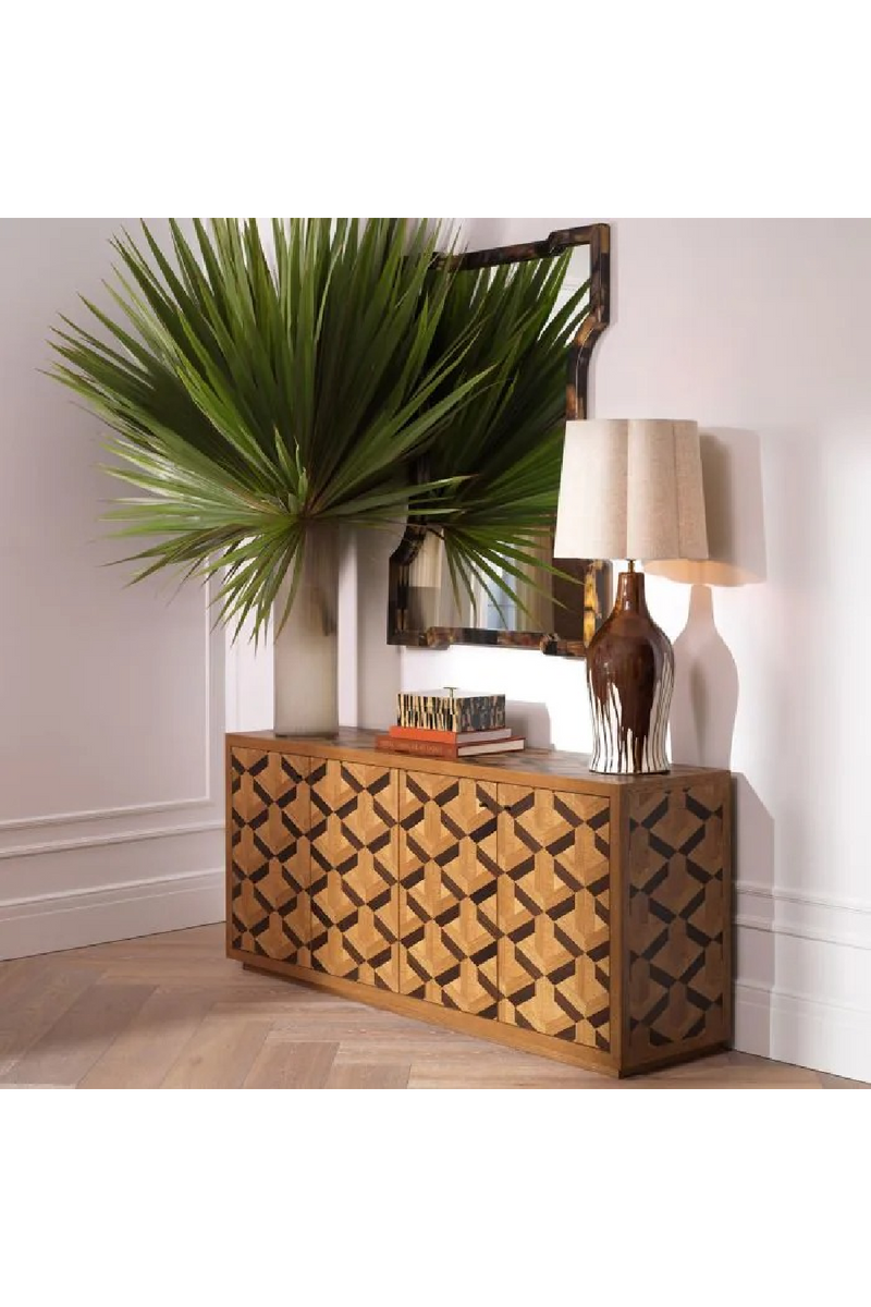 Oak Inlay Patterned Dresser | Eichholtz Rubicon | Oroatrade.com