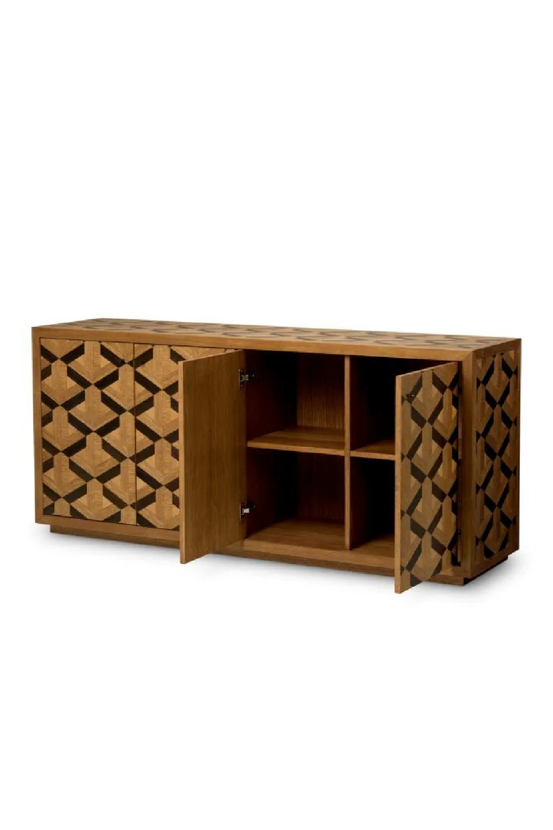 Oak Inlay Patterned Dresser | Eichholtz Rubicon | Oroatrade.com