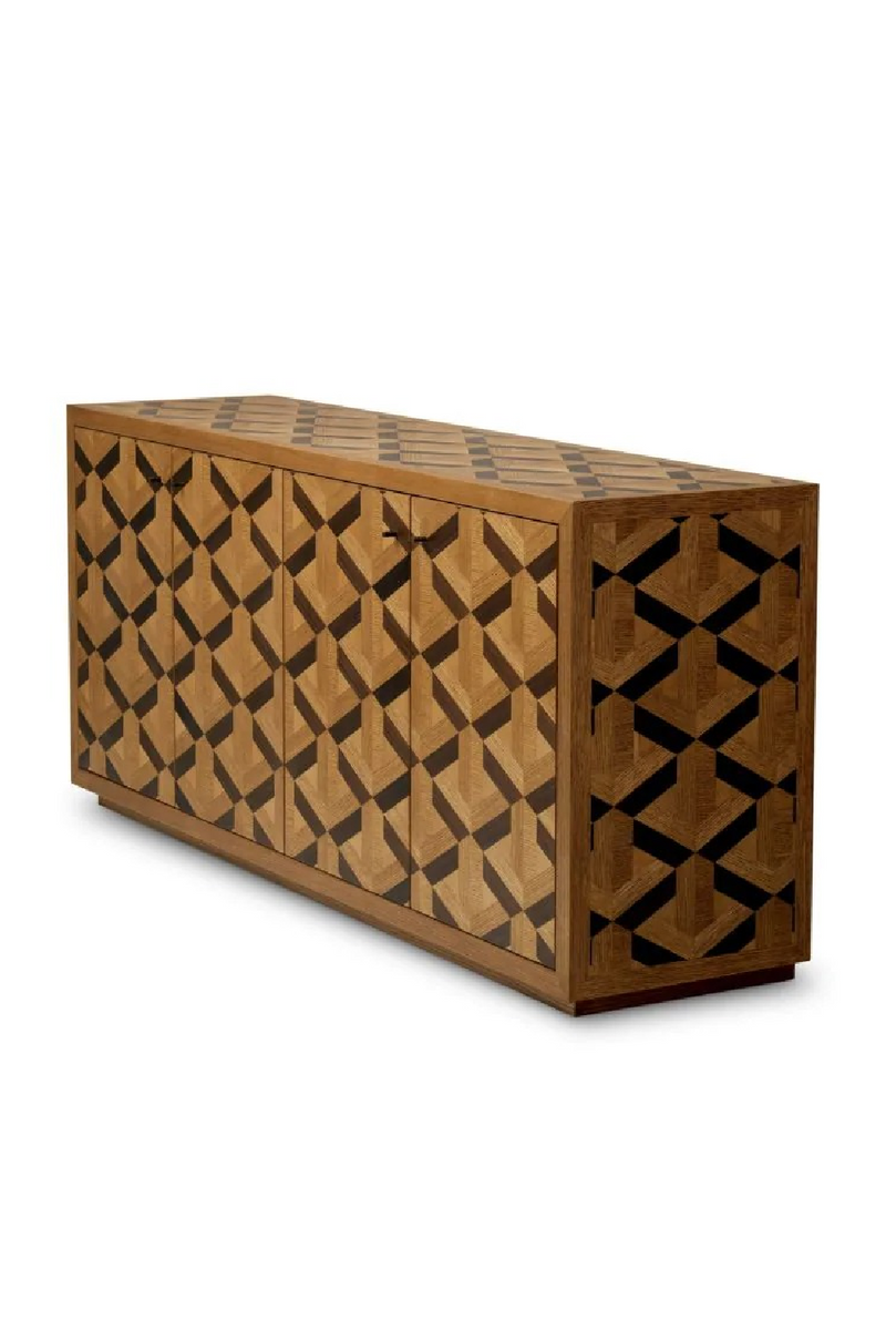 Oak Inlay Patterned Dresser | Eichholtz Rubicon | Oroatrade.com