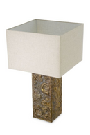 Vintage Brass Fossil Table Lamp | Eichholtz Kamari | Oroatrade.com