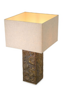 Vintage Brass Fossil Table Lamp | Eichholtz Kamari | Oroatrade.com