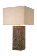 Vintage Brass Fossil Table Lamp | Eichholtz Kamari | Oroatrade.com