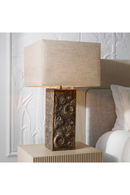 Vintage Brass Fossil Table Lamp | Eichholtz Kamari | Oroatrade.com