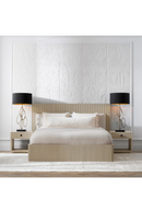 Ribbed Oak King Bed | Eichholtz Dimitrios | Oroatrade.com