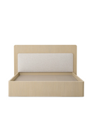 Ribbed Oak King Bed | Eichholtz Dimitrios | Oroatrade.com