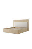 Ribbed Oak King Bed | Eichholtz Dimitrios | Oroatrade.com