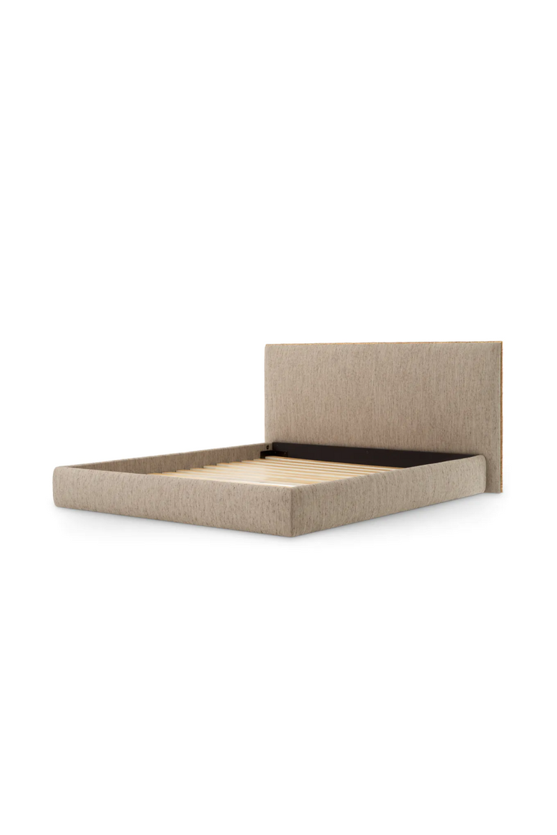 Beige Minimalist Queen Bed Frame | Eichholtz Ashford | Oroatrade.com