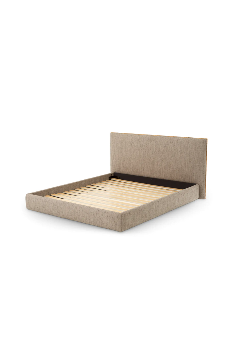 Beige Minimalist Queen Bed Frame | Eichholtz Ashford | Oroatrade.com
