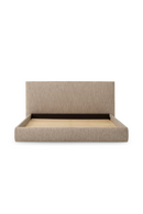 Beige Minimalist King Bed Frame | Eichholtz Ashford | Oroatrade.com