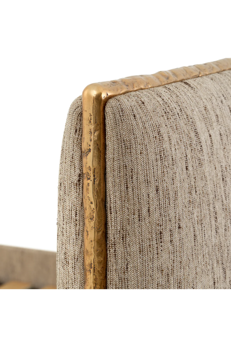 Beige Minimalist King Bed Frame | Eichholtz Ashford | Oroatrade.com