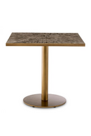 Antique Brass Square Dining Table | Eichholtz Declan | Oroatrade.com