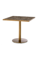 Antique Brass Square Dining Table | Eichholtz Declan | Oroatrade.com