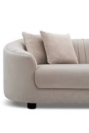 Cream Pleated-Back Sofa | Eichholtz Jameson | Oroatrade.com