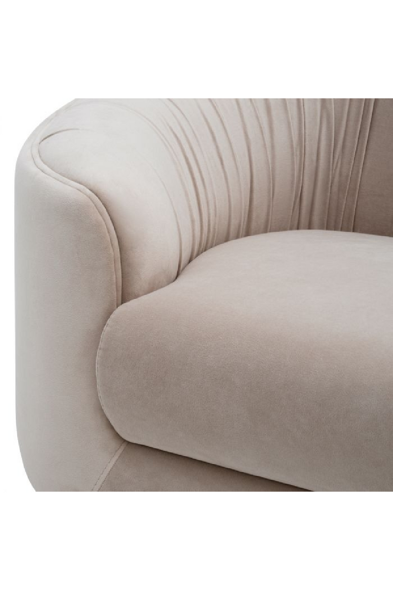 Cream Pleated-Back Sofa | Eichholtz Jameson | Oroatrade.com