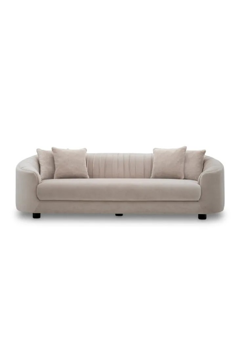 Cream Pleated-Back Sofa | Eichholtz Jameson | Oroatrade.com