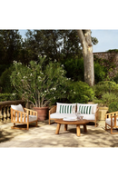 Teak Cantilevered Outdoor Sofa | Eichholtz Aruba | Oroatrade.com